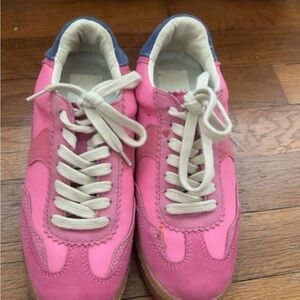 Dolce Vita Pink and White Women's Sneakers
